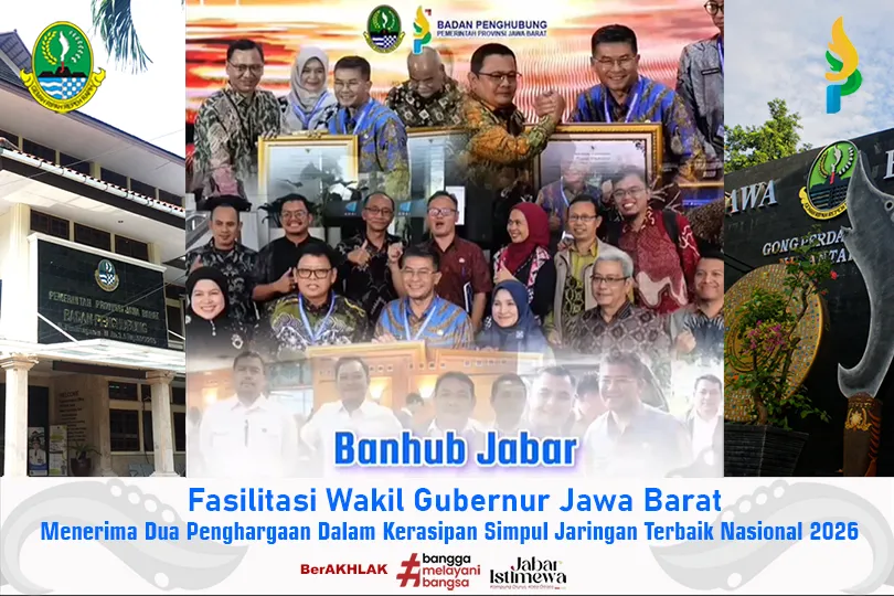 Badan Penghubung Jawa Barat, memfasilitasi kegiatan Wakil Gubernur Jawa Barat Erwan Setiawan didampingi Kepala Dinas Perpustakaan dan Kearsipan Provinsi Jawa Barat Kusmana Hartadji dalam rangka menerima Penghargaan Kearsipan Simpul Jaringan Terbaik