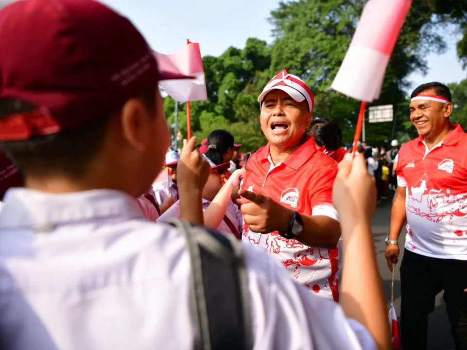 Rayakan Kirab Merah Putih, Sekda Jabar: Perjuangan Masa Kini Diwujudkan  dengan Menurunkan Kemiskinan