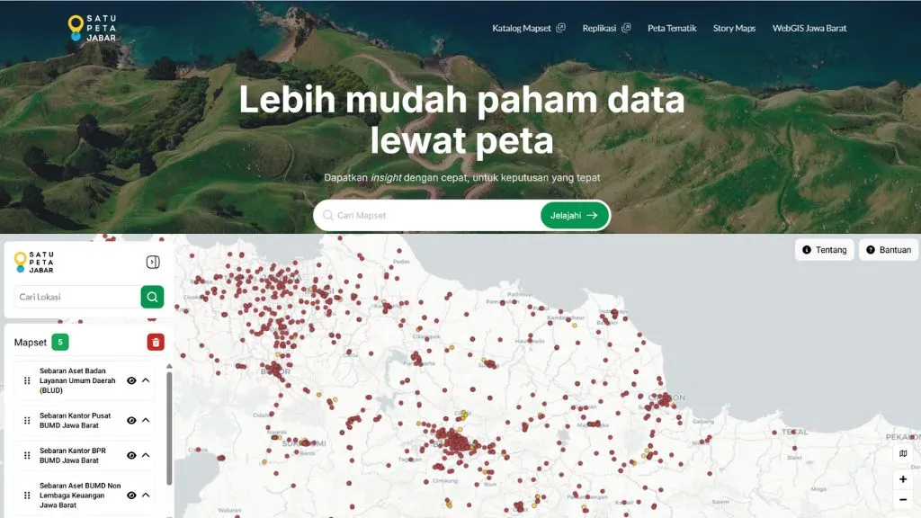 Portal Satu Peta Jabar