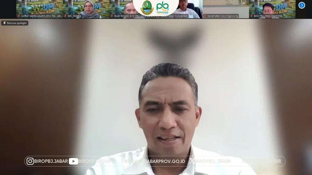Poster post Percepatan Digitalisasi Pengadaan Desa, Dilakukan Sosialisasi dan Koordinasi Persiapan Pelaksanaan Digitalisasi PBJ Desa (BaleDesa WJDM)