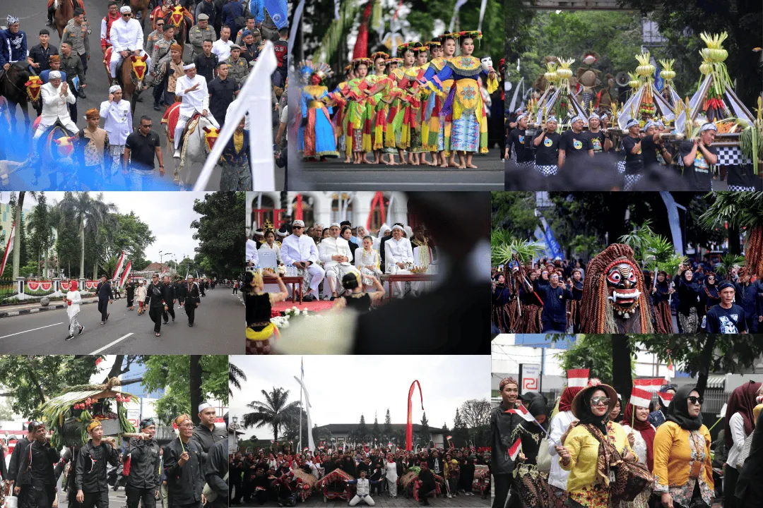 Poster post MENGHIDUPKAN SEJARAH, MENYATUKAN BUDAYA: KIRAB BUDAYA HUT KE-80 JAWA BARAT