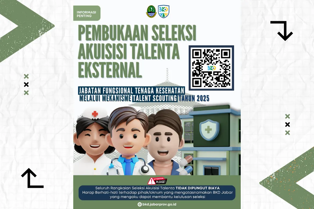 Poster post Pemprov Jabar Buka Seleksi Talent Scouting Tenaga Kesehatan Tahun 2025
