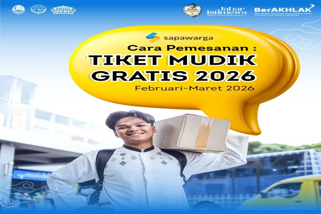 Poster post Pemerintah Provinsi Jawa Barat Siapkan 3.040 Tiket Kuota Mudik Gratis Tahun 2026
