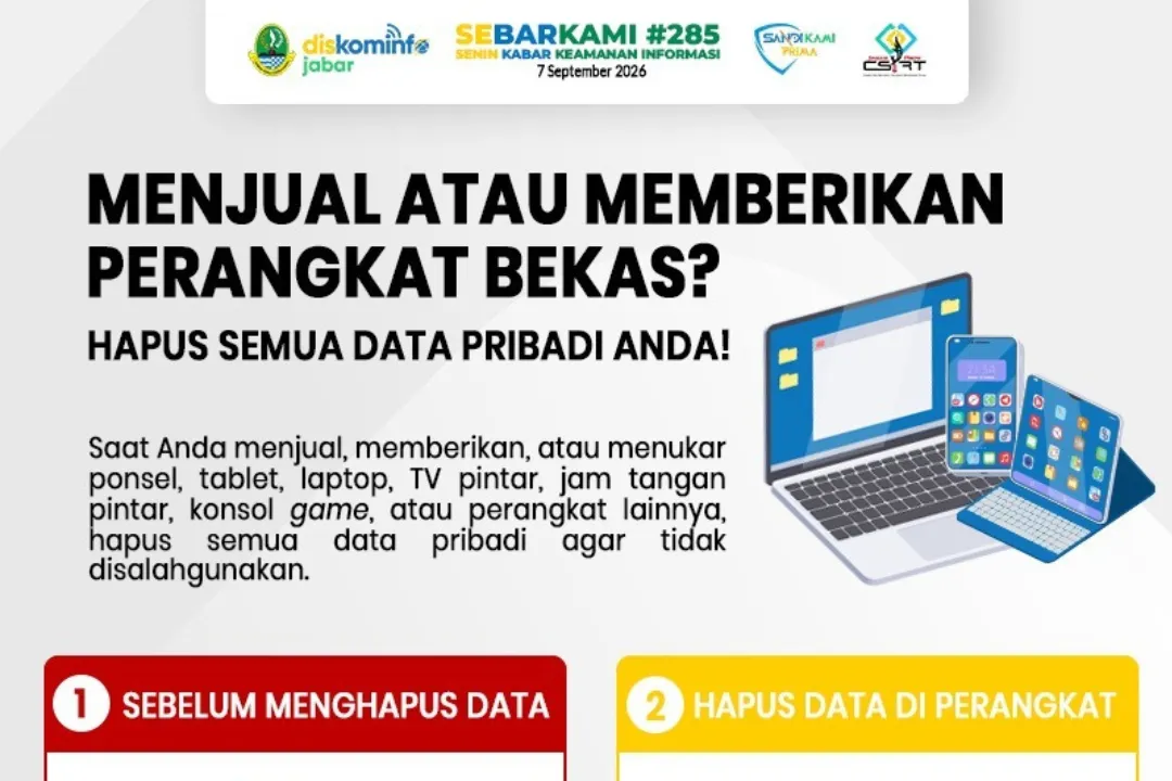 Menjual atau memberikan perangkat bekas? hapus semua data pribadi anda!