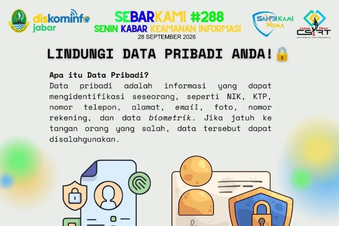 Lindungi data pribadi anda!