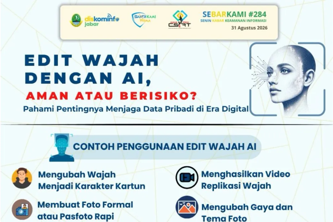 Edit wajah dengan AI, aman atau berisiko?