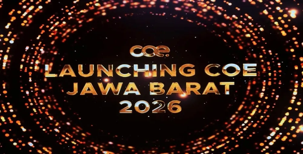 Poster post Disparbud Jabar Launching Calendar of Events 2026