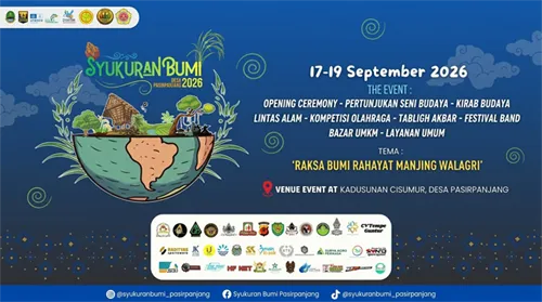Event Kebudayaan : Syukuran Bumi Desa Pasirpanjang 2026
