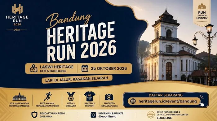 Event Jawa Barat : (25 Okt) Bandung Heritage Run 2026