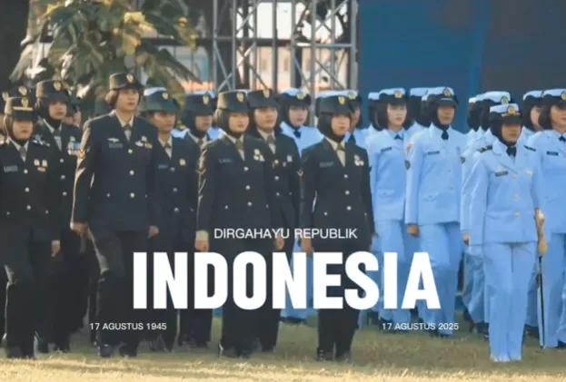 Poster post HUT Ke-80 Republik Indonesia Tingkat Provinsi Jawa Barat