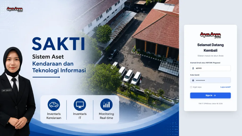 QR Code Jadi Senjata Baru DPMD Jabar - Akhiri Era Pencatatan Aset Manual yang Rawan Hilang