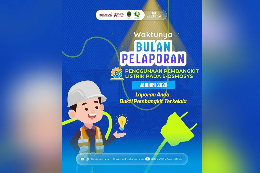 Poster post Bulan Pelaporan Penggunaan Pembangkit Listrik Pada E-Osmosys